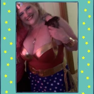 *RESERVED* Torrid Wonder Woman Swim Dress 3X